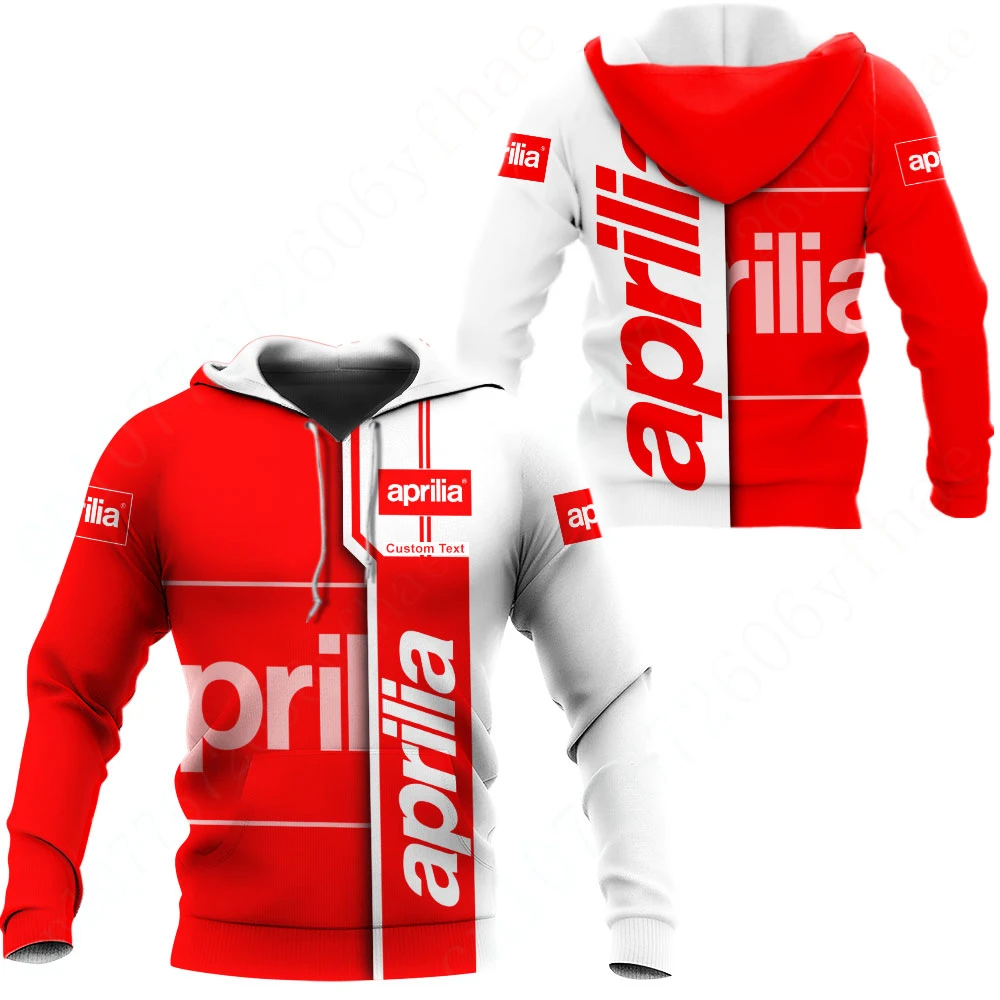 Aprilia Casual Hoodies For Men Women Harajuku 3D Printing Sweatshirt Unisex Clothing Anime Zip Hoodies Top Essentials Pullover