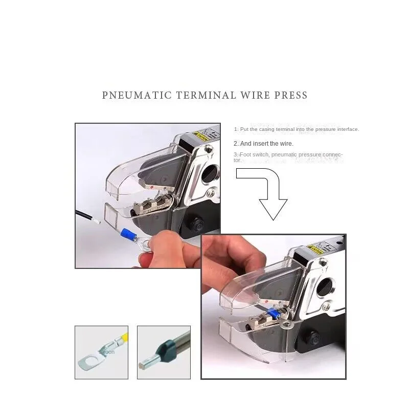 0728 Electric Dynamic Crimping Machine Cold Pressing Automatic Terminal Crimping Pliers AM-10 Factory Promotion