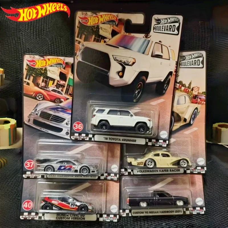 New Hot Wheels Volkswagen Kafer Racer 1:64 Diecast Car Model Premium Boulevard Collectible Alloy Vehicle Toy Adults Collector