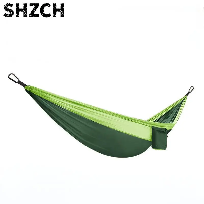 Durable Swing Feature Adult Outdoor Printing Hammock Comfortable Cotton Fabric Portable Garden Tree Straps For Camping