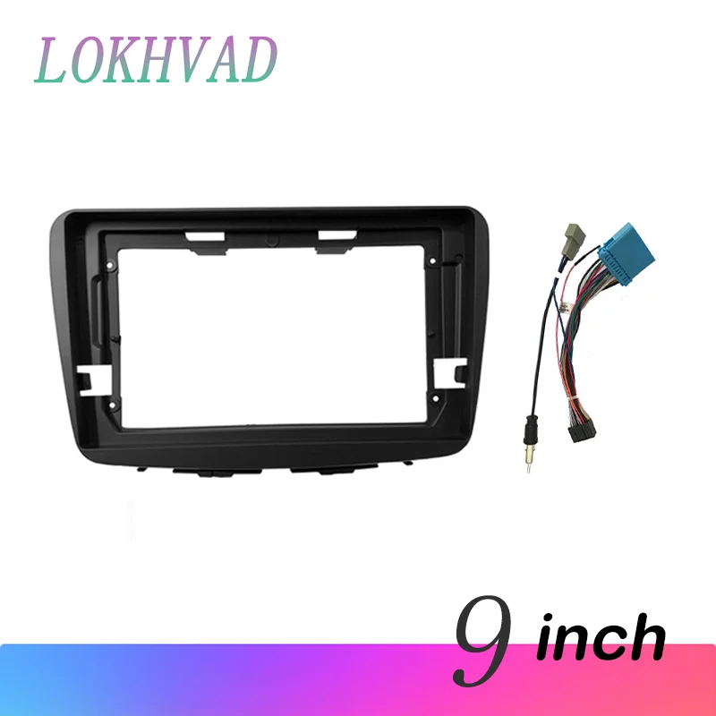 

Car Radio Fascia Installation Panel For suzuki baleno 2015 2018 Android 9 Inch 2 Din Stereo Mounting Bezel Faceplate Frame Kit