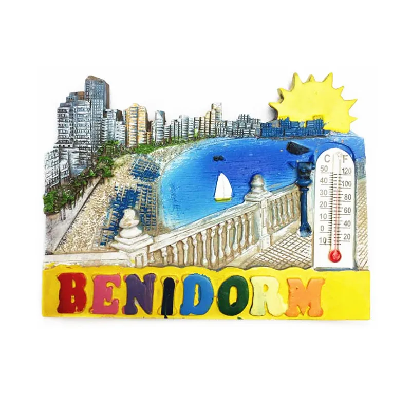 Europe Spain 3D Refrigerator Magnet Tourist Souvenirs Stickers,Home & Kitchen Decoration Fridge Magnet Message Sticker