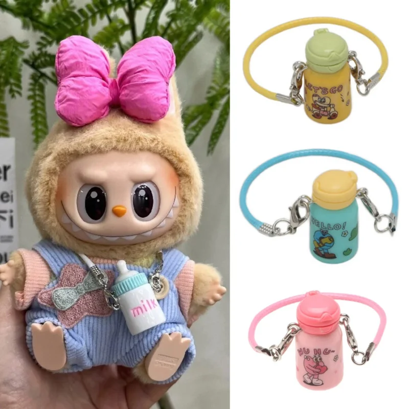 

Ropa Labubu Doll Thermos Cup Model Mini Water Bottle Baby Bottle Pendant Accessories Doll Clothes Outfit Decoration