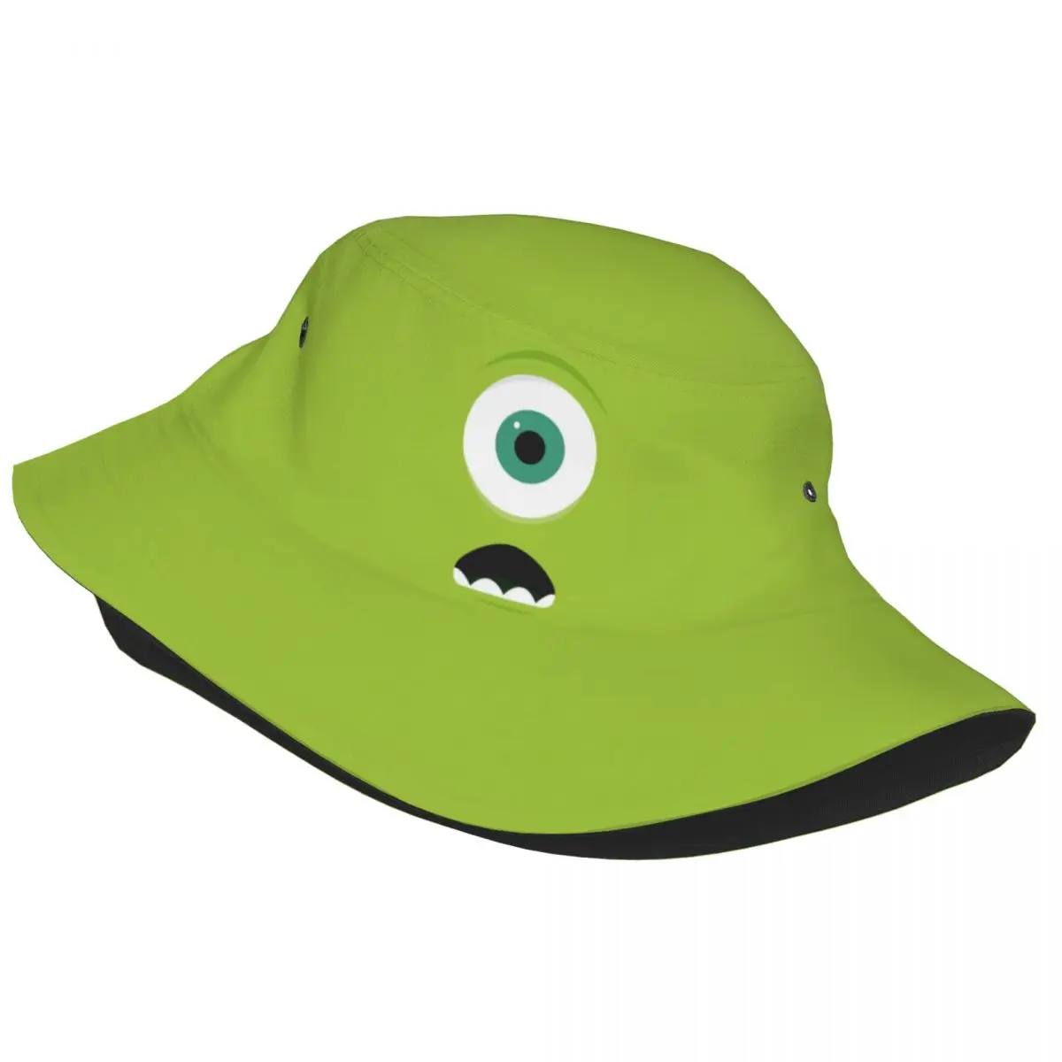 Mike Wazowski Monsters Universal Bucket Hat for Women Men Travel Sun Hats Foldable for Outdoor Sport Fishing Caps Dropshipping