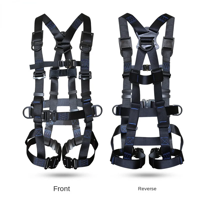 Imagem -03 - Five Point High Altitude Work Safety Harness Cinto de Segurança de Corpo Inteiro Treinamento de Escalada ao ar Livre Construção Proteger o Equipamento