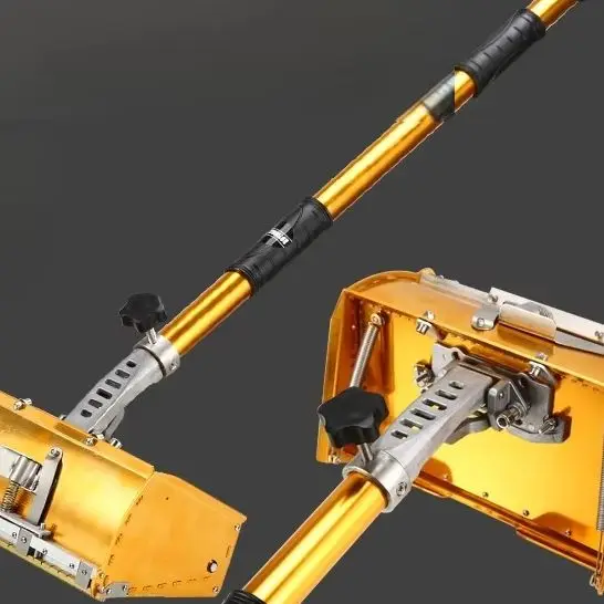 

Smooth Finishing Professional Drywall Flat Box Gold-Flat Handle-Aluminum Precision Tools-Drywall Sheetrock Cleanable