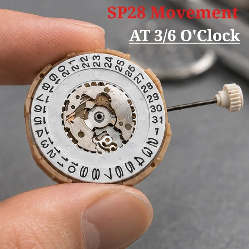 SP28 Movement Chinese SP28D Movement Sweep Second With Date Move same Machinery Movement