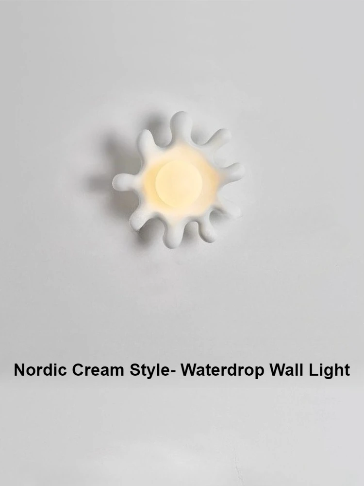 Nordic Flower Wall Lamp Creative Bedroom Bedside Corridor Children's Room Living Room Background Wall Light Interior Decor Lamps