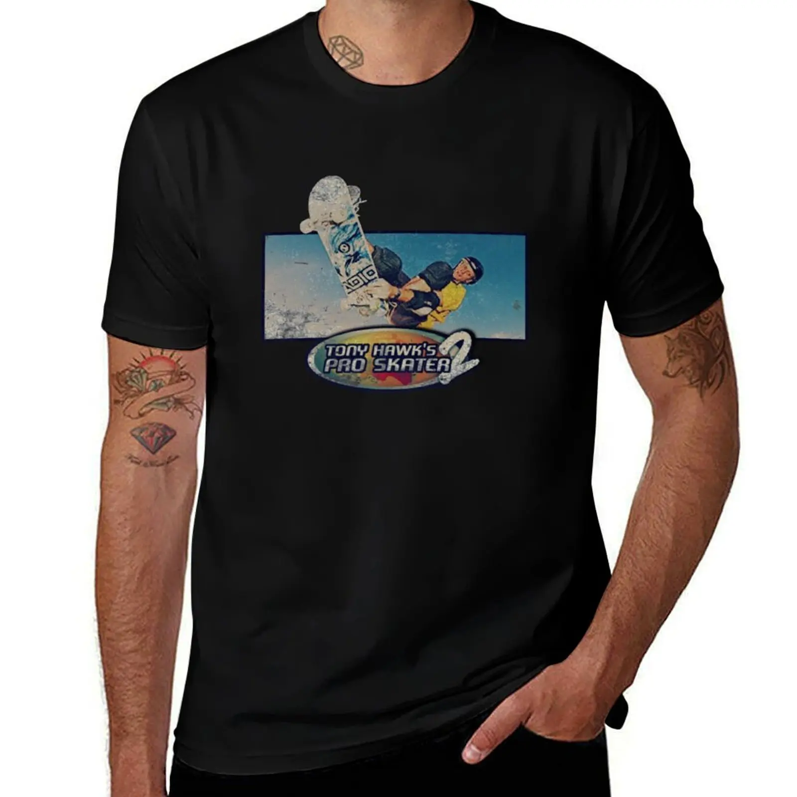 Tony Hawk's Pro Skater 2 T-Shirt cute tops boys whites custom t-shirts customizeds mens big and tall t shirts