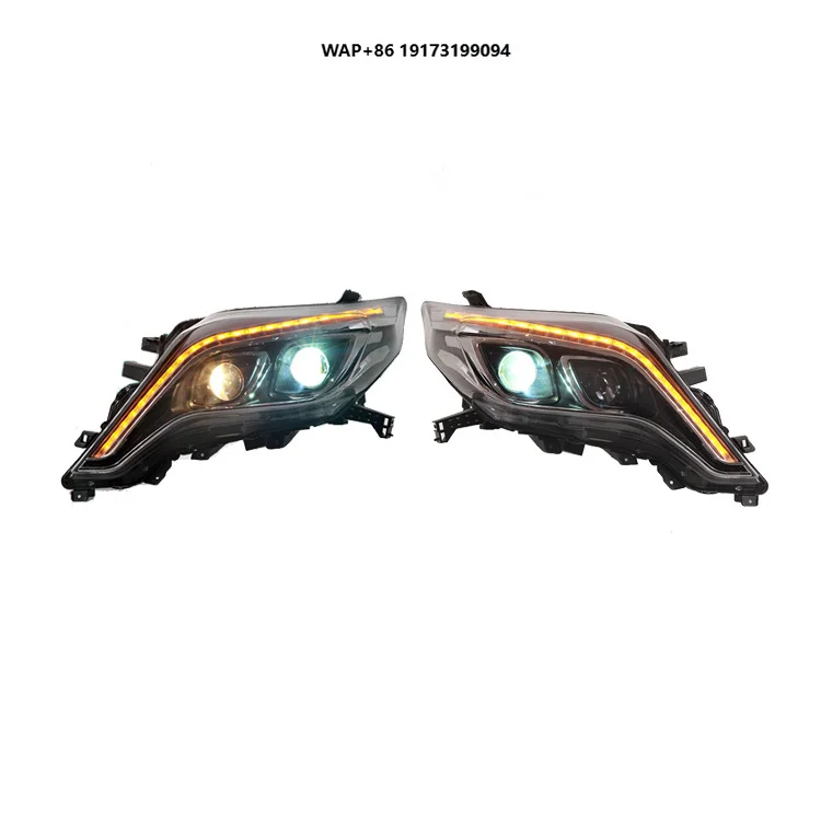 

Auto Accessories Head Lamp Prado 2014-2017 Upgrade DRL LED Front Lamp Design Dual Projector Xenon Headlights for-Toyota FJ150