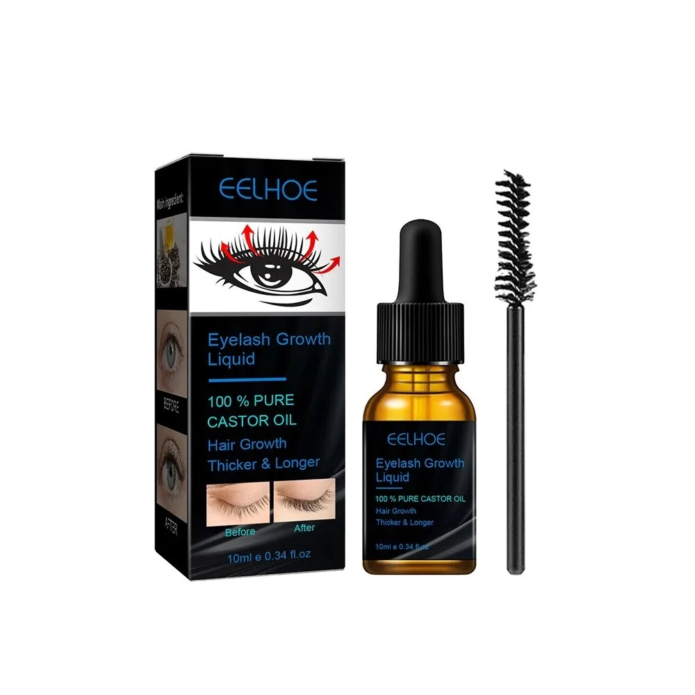 Eyelash Growth Serum 7Days Fast Growth Natural Thick Eyelashes Slender Curly Black Beautiful And Traceless Eyelash Enhancer Care