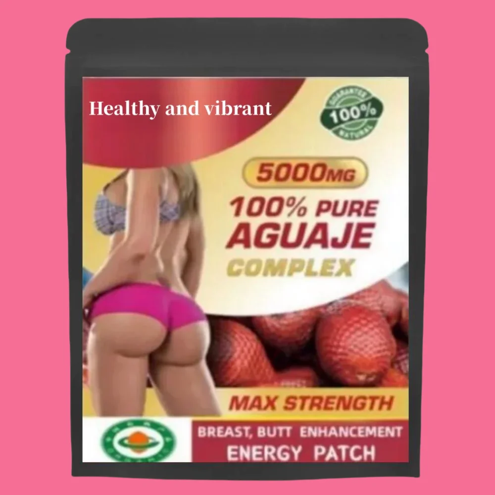 Bigger Breast & Buttocks And Hips Enlargement Pure Aguaje Complex Energy Patch, Maka,pueraria Mirifica Extract 5000 Mg