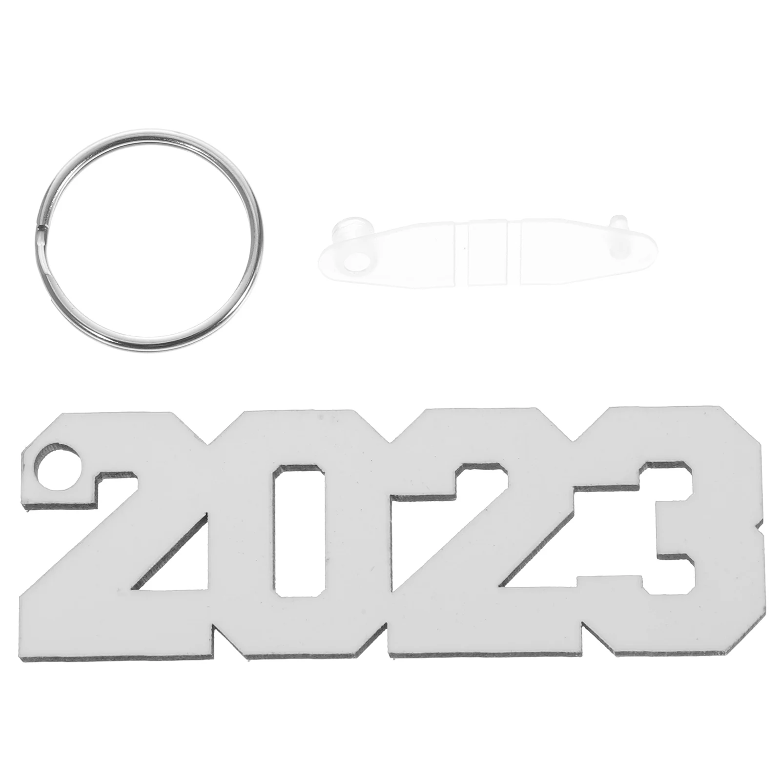 

12pcs Sublimation Blank Key Chains Multi-Function Diy Crafts Heat Press Durable Mdf Key Rings Creative Projects Decorative