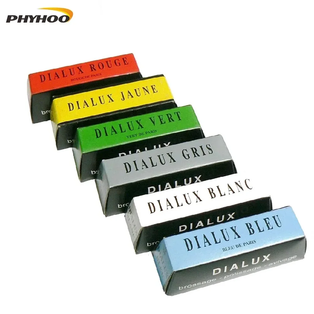 PHYHOO DIALUX Lucidatura Cera Specchio Lucidatura Composto Per Metallo Oro Argento Ottone Orologio Gioielli Strumenti Stampi Compositi Lucido