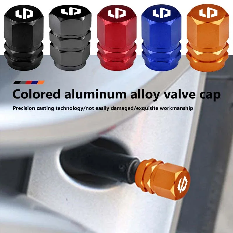 Tire Valve Caps For Leapmotor EV C11 C01 B10 Waterproof Dustproof Wheel Accessories Universal Styling