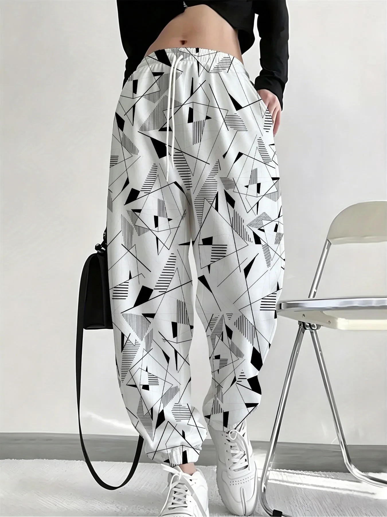 2026 autumn and winter new style street fashion casual comfortable easy-matching 3D pattern printed women's pants