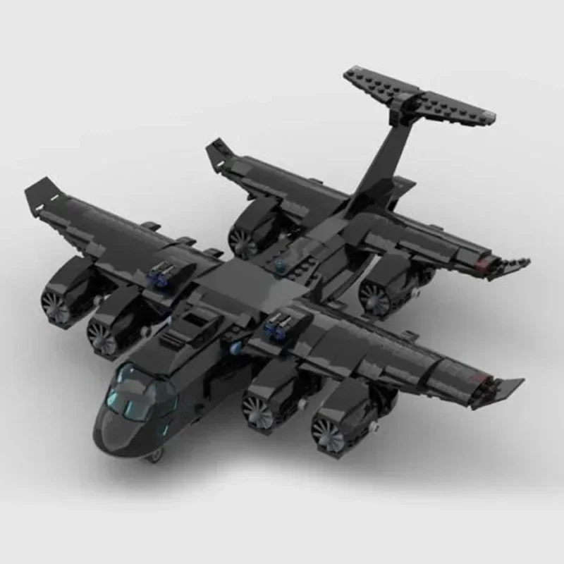 Moc อาคารอิฐทหารรุ่นโบอิ้ง C-17 Globemaster เทคโนโลยี Modular Blocks ของขวัญของเล่นคริสต์มาส DIY ชุดประกอบ