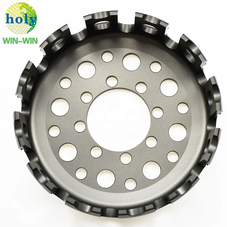 Top Manufacturer CNC Machining Service Ducati Monster Aluminum 7075 Dry Clutch Basket HD009 S2R 2006 Other Motorcycle Tools