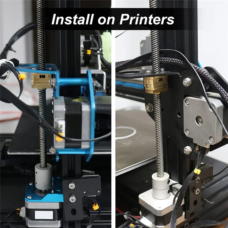 3D Printer Parts Axis Coupler Dual T8 Lead Screw Upgrade Oldham Coupling Kit for Z-Axis BLV Ender3 Oldham Coupling