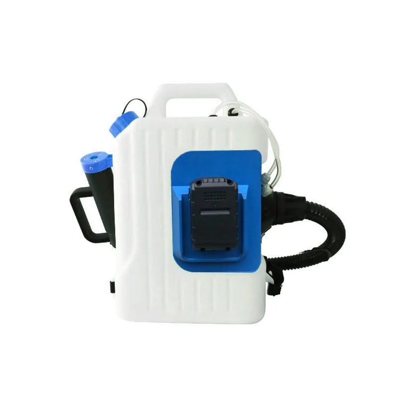 10L 300W Electric Backpack ULV Atomizer Sprayer, Garden Cooler Fog Machine and Mosquito Killer Sprayer 5AH Lithium Battery