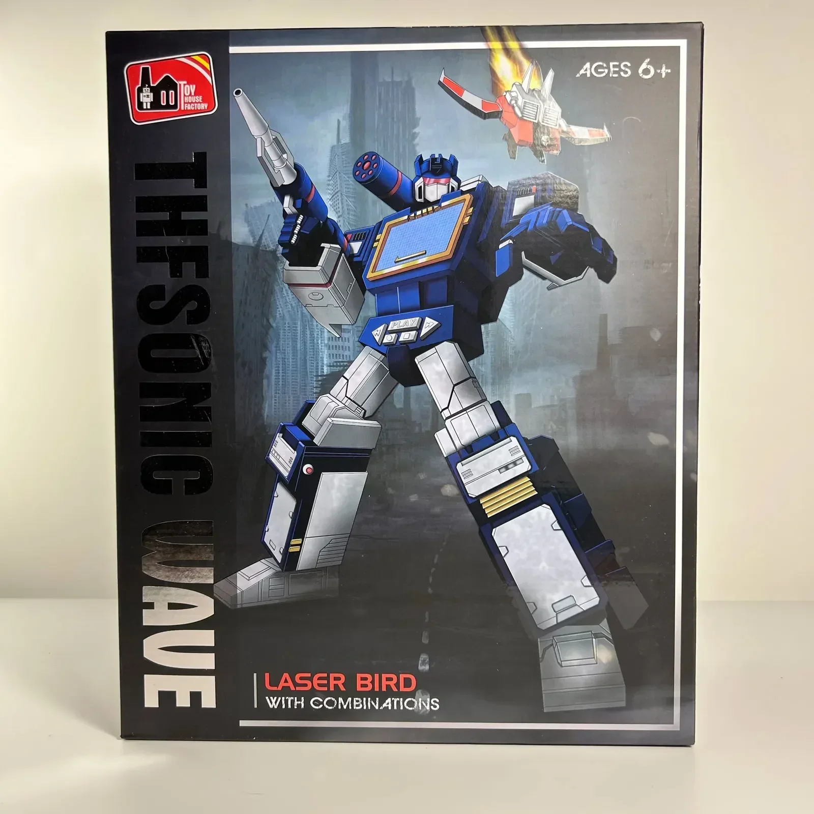 

THF Transformation Soundwave Six Tape Troop G1 Mindwipe Rumble Frenzy Ravage Laserbeak Buzzsaw Limit KO Figure Robot Toys KBB