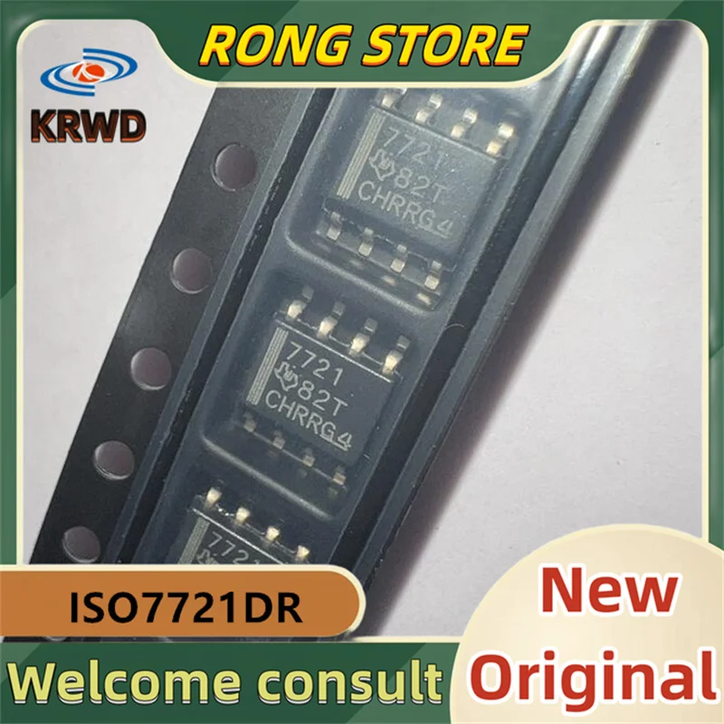 

20 шт., 7221 ISO7721DR, ISO7721D SOP8, новый и оригинальный