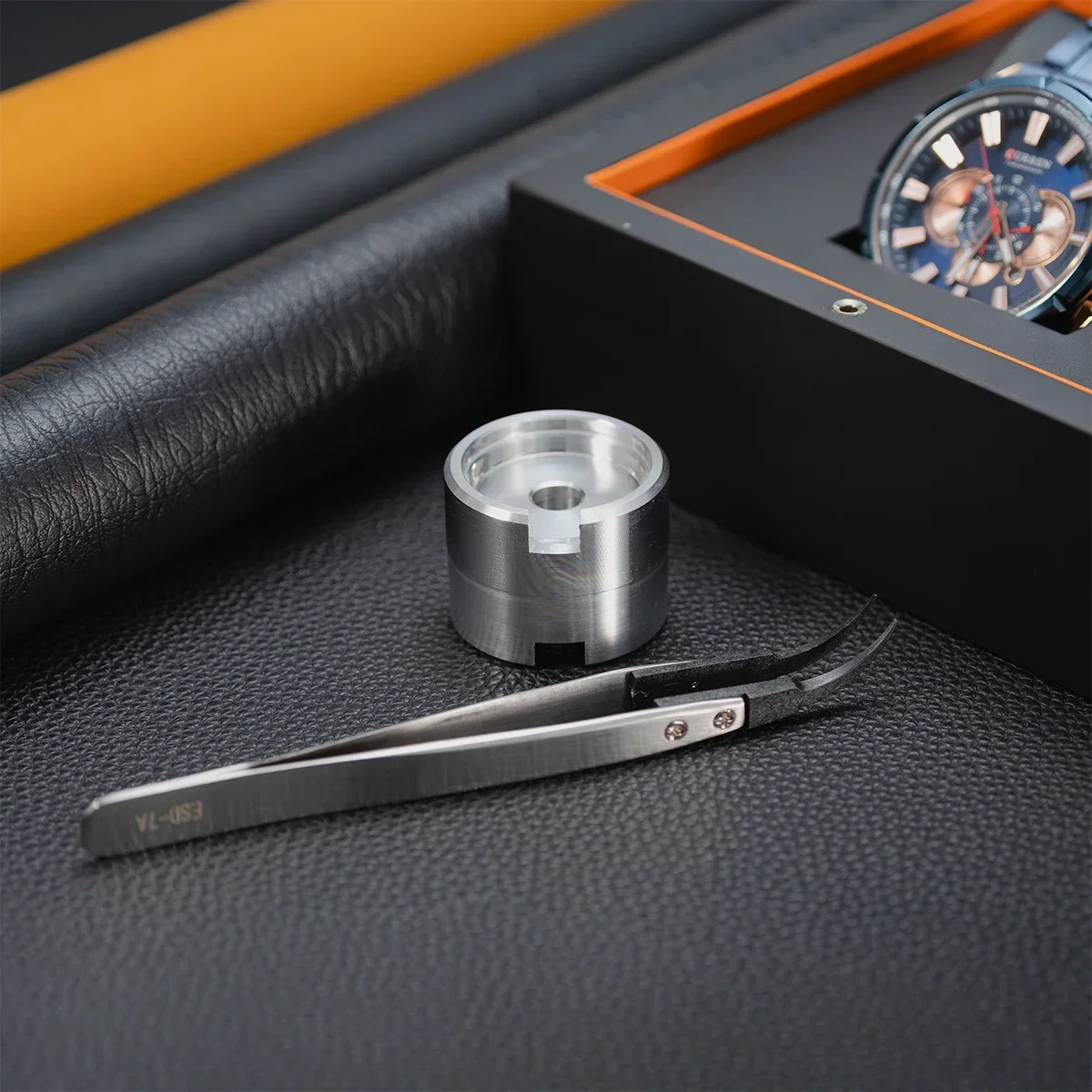 قاعدة التجنيب إصلاح الجمعية أداة 2 قطعة حامل حركة الساعة قوس ل NH35 NH36 7S26 7S36 8215 8200 ETA2824 4R35 Skx007 Mod