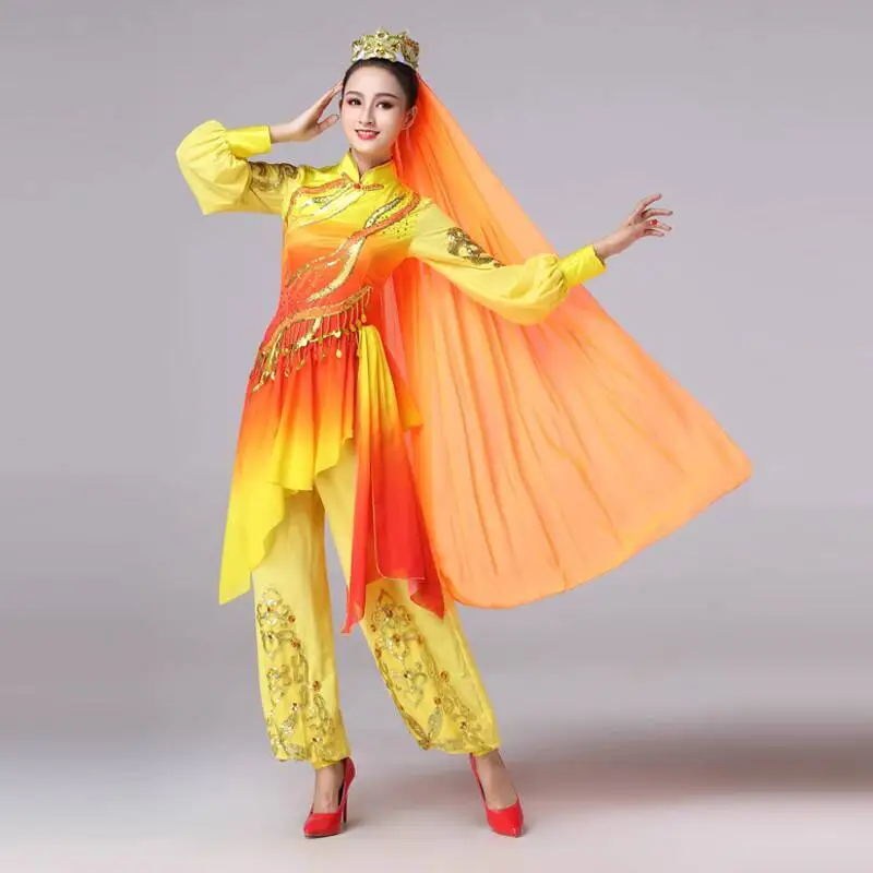 

Indian Dance Performance Costume for Women Exotic Style Dance Outfit Belly Dance Performance Costume Xinjiang Dance Uyghur