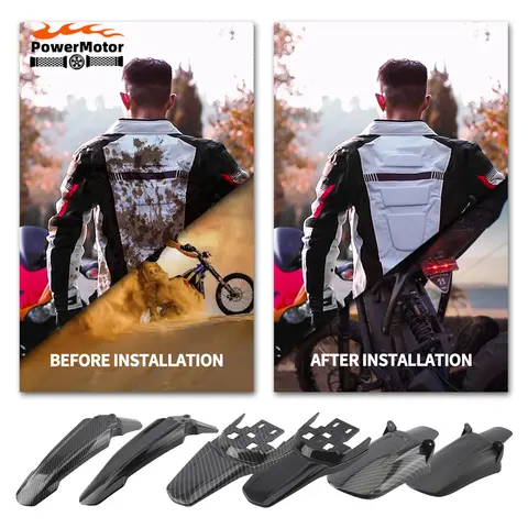 Motocross Front Fender Rear Fender Rear Wheel Front Fender For Surron Sur-Ron Light Bee X S Electric Motorcycle Accessories