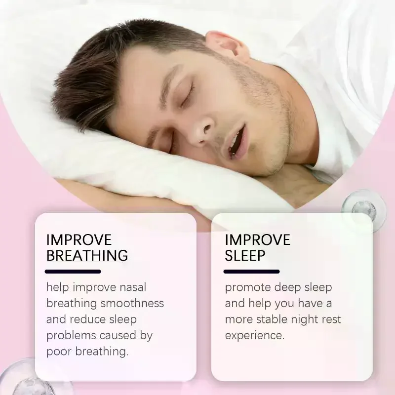 Mouth Sleep Strips Anti-Snoring Breathing Correction Fall Asleep Easier Improve Sleep Quality Reduce Dry Mouth Healthy Patches