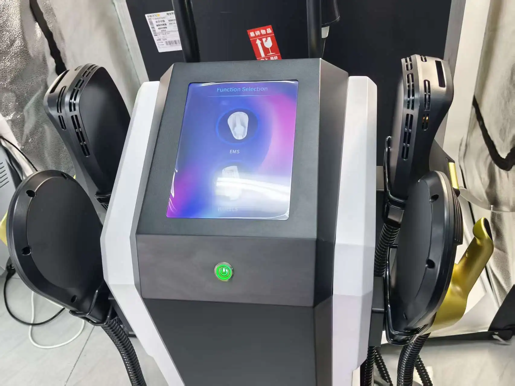 

MYOslim RF EMS Body Sculpt Machine 15 Electromagnetic Sculpting Slimming Fat Stimulation Muscle Stimulation Pelvic Body