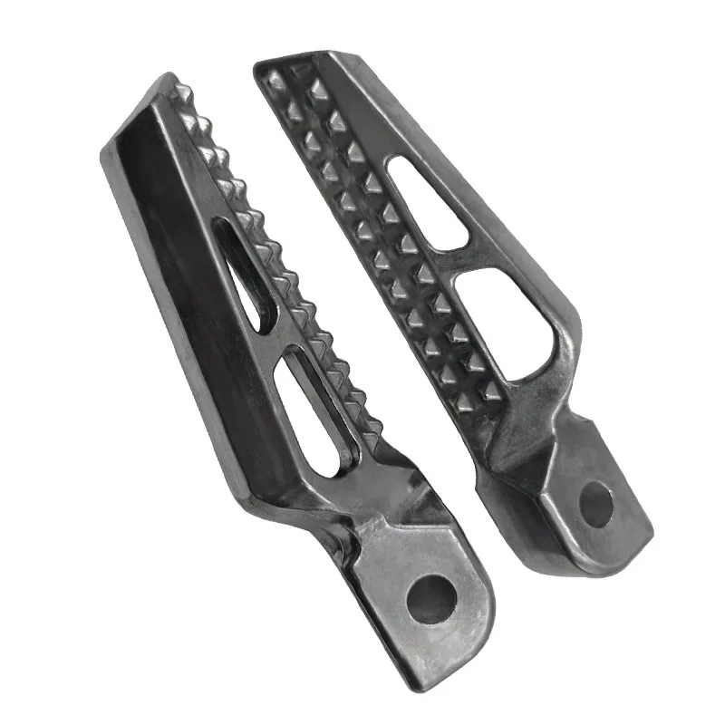 Motorcycle Rear Footrest Motorcycle Motorcycle Pedals Black Motorcycle Footrest Textured Grip Left And Right Set