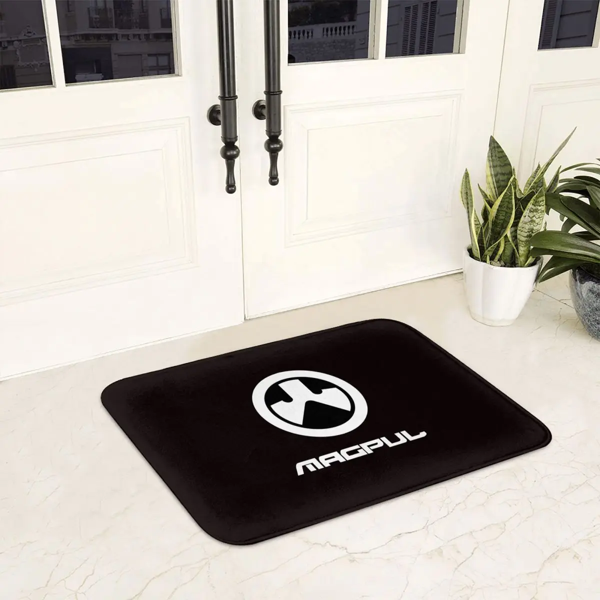 Magpul armas de fogo logotipo capacho à prova de poeira tapete cozinha entrada casa tapete para banheiro footpad tapetes