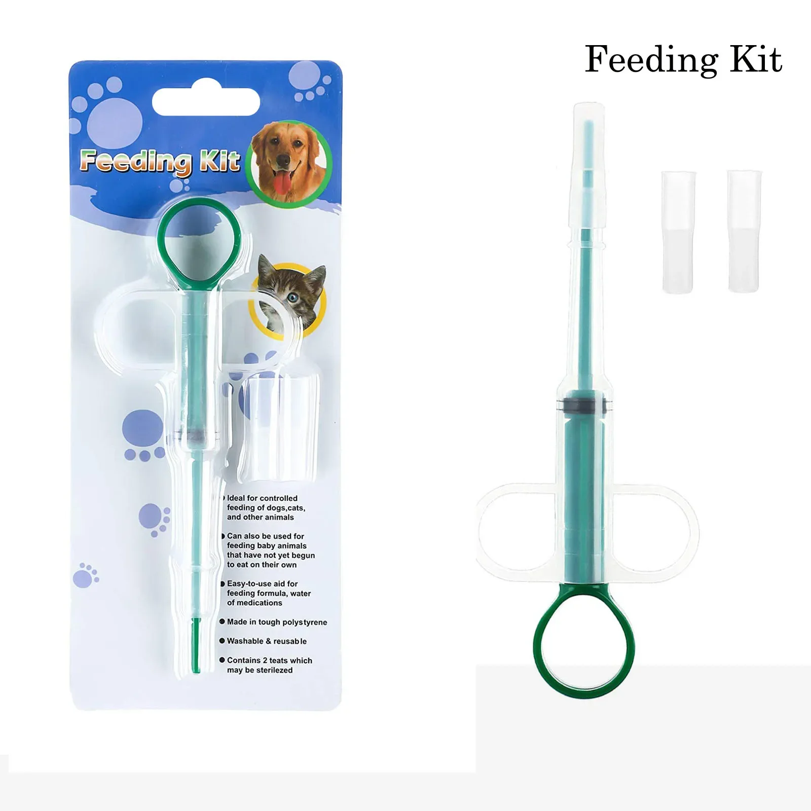 الحيوانات الأليفة حبة مطلق النار بندقية لينة تلميح حقنة القط اللوحي المغذية للحيوانات الصغيرة الطبية تغذية موزع أداة للكلاب والقطط