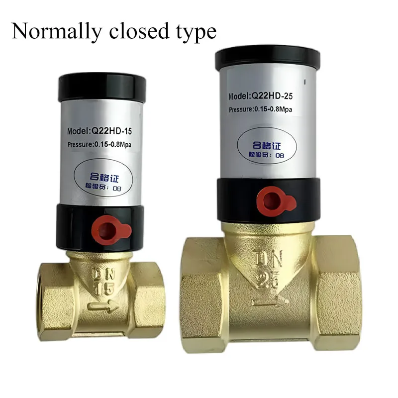 

Q22HD-15/20/25/32/40/50 Normally Closed Type Pneumatic Fluid Pneumatic Control Valve Vacuum Valve Shut-off Valve Air Valve