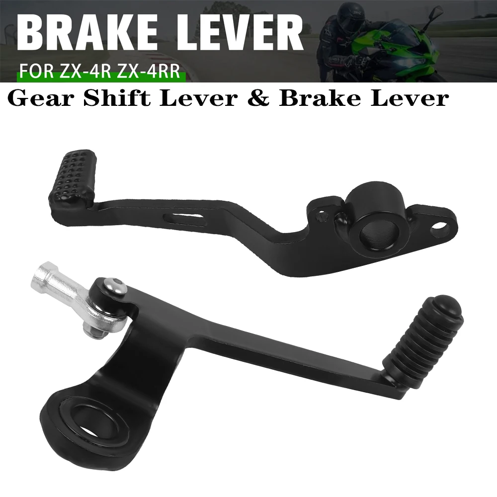 

For KAWASAKI Ninja ZX4R ZX4RR ZX-4R 2022 2023 2024 Gear Shift Lever Foot pegs Gear Shifter Shift Brake Master Lever Foot Pedal