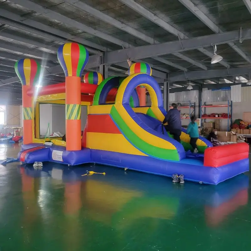 Inflatable Bounce House With Slide Bouncy Castle High Quality PVC Material Free Blower Included
