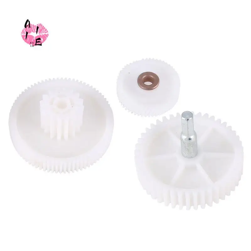 A11E-3Pcs Household Meat Grinder Plastic Gears Replacement S/M/L Gear For Household Meat Grinder Repair Parts