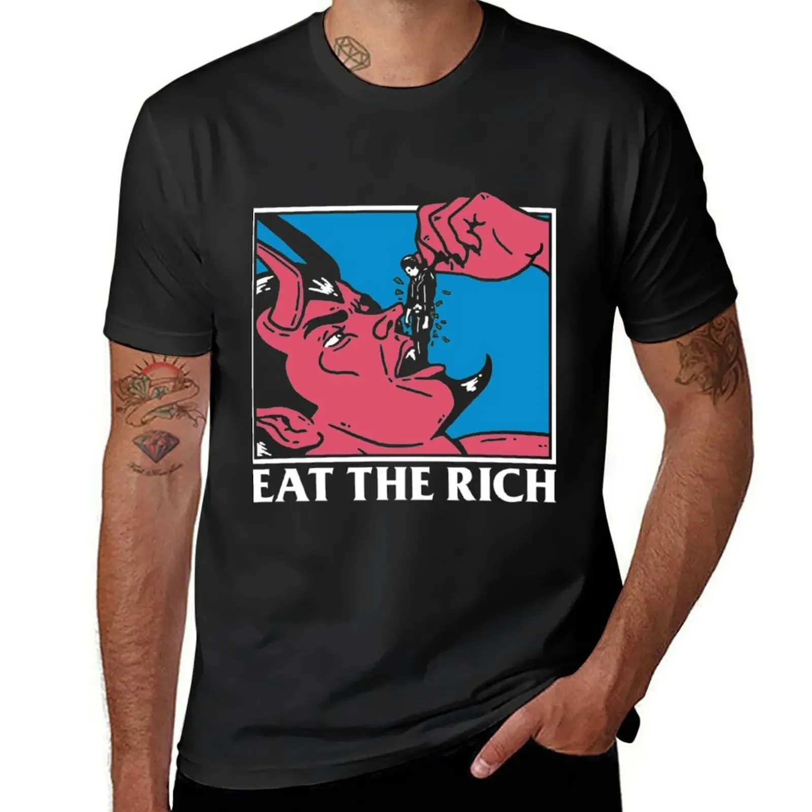 Eat The Rich T-Shirt anime clothes essential t shirt new edition graphic t shirts designer t shirt men