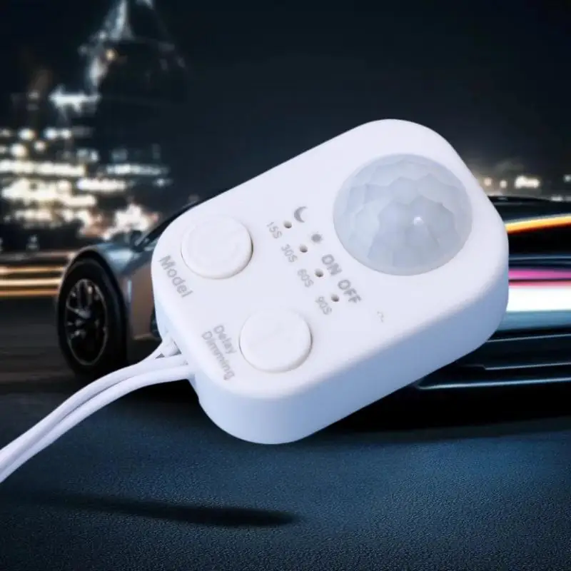 1/2 مجموعات من تيار مستمر 5 فولت-24 فولت USB الطاقة PIR جسم الإنسان مستشعر حركة بالأشعة تحت الحمراء التبديل لأضواء LED