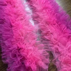 17CM Pommel skirt three-dimensional lace fabric Lace accessories pleated decorative clothing designer fabrics