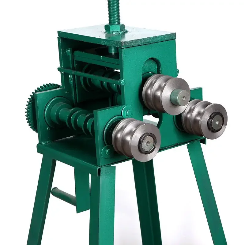 

#V For 50 Hand Crank Pipe Bender New Construction Steel Aluminum Pipe Bending Machine Easy Operation Manual Roll Pump Automatic
