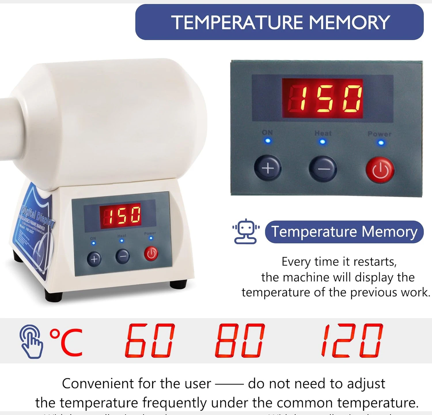 Eyeglasses Frame Warmer and Ultrasonic Cleaner 60ml and PD Meter in stock in Florida USA Free Shipping Fee