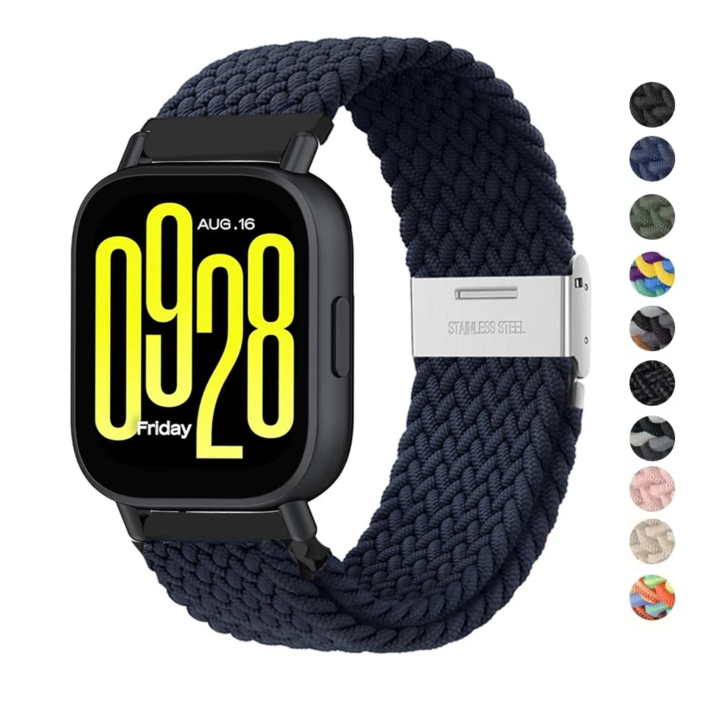 22mm pulseiras para redmi watch 5 active 5 lite banda acessórios trançado esporte pulseira de pulso correa redmi watch 5 lite smartwatch