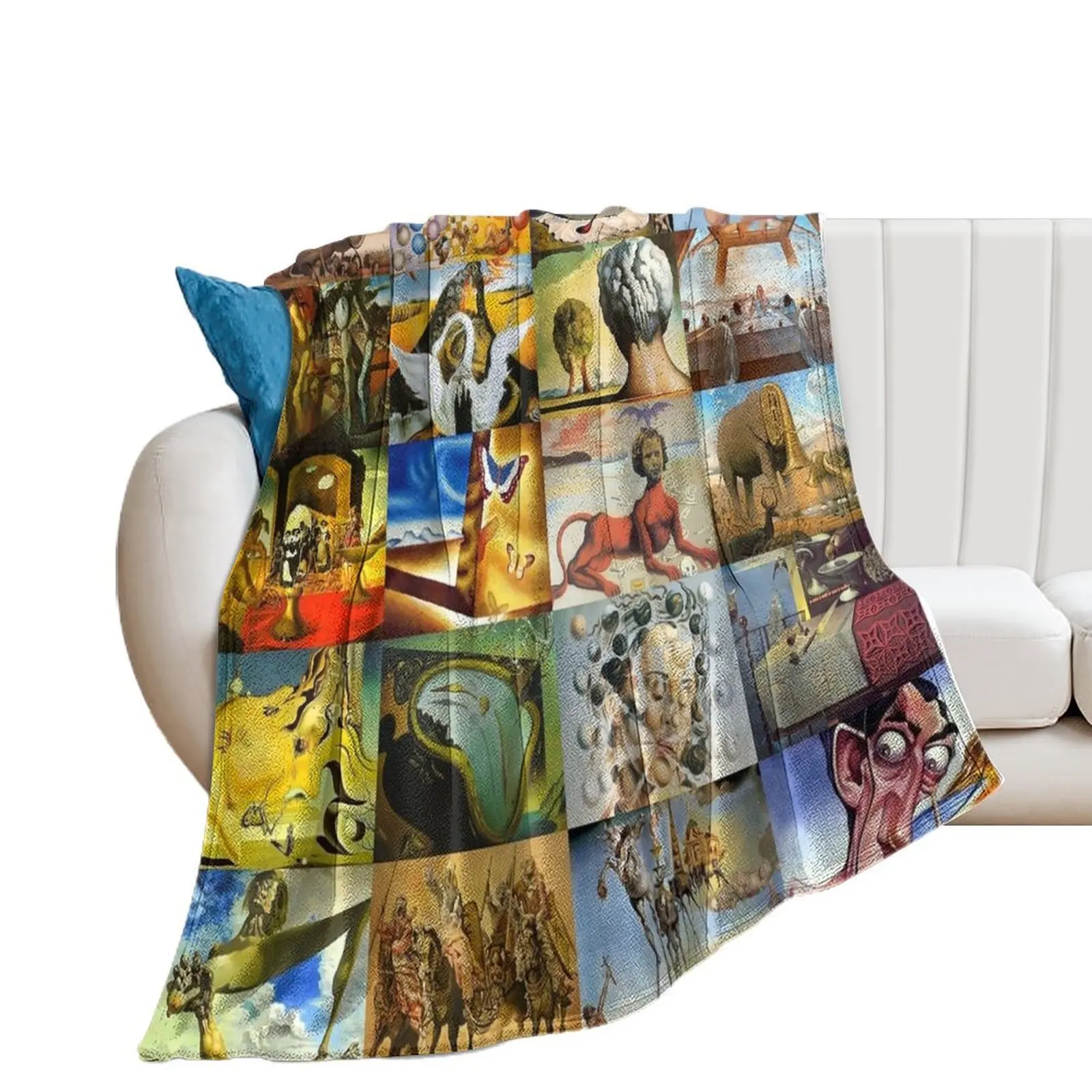 

Salvador Dali Throw Blanket blankets and throws Sofas Blankets