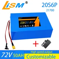 21700 20S6P 72V 50AH  lithium-ion polymer battery pack suitable for motorcycle and automotive motor batteries+84Vcharger