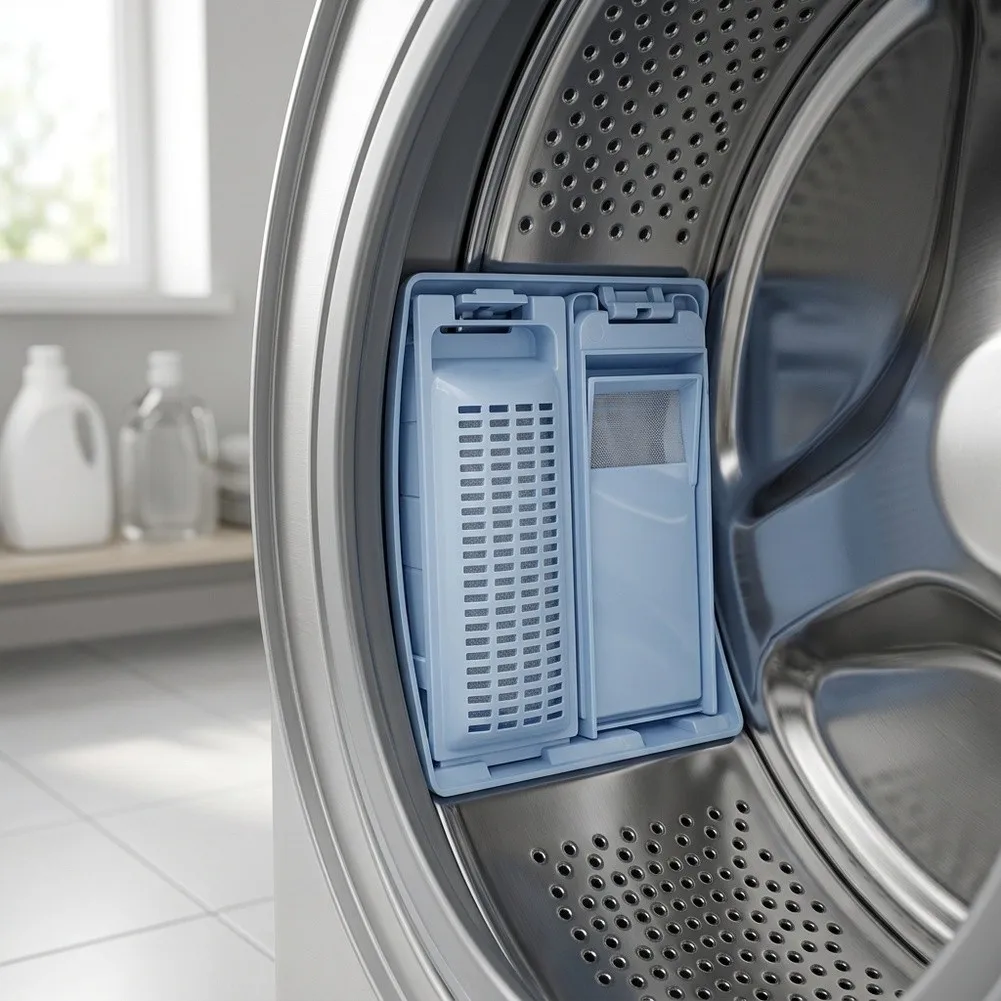Compatible Washing Machine Filter Laundry Debris Catcher Washing Machine Filter Fine Particle for capture Plastic Frame Design
