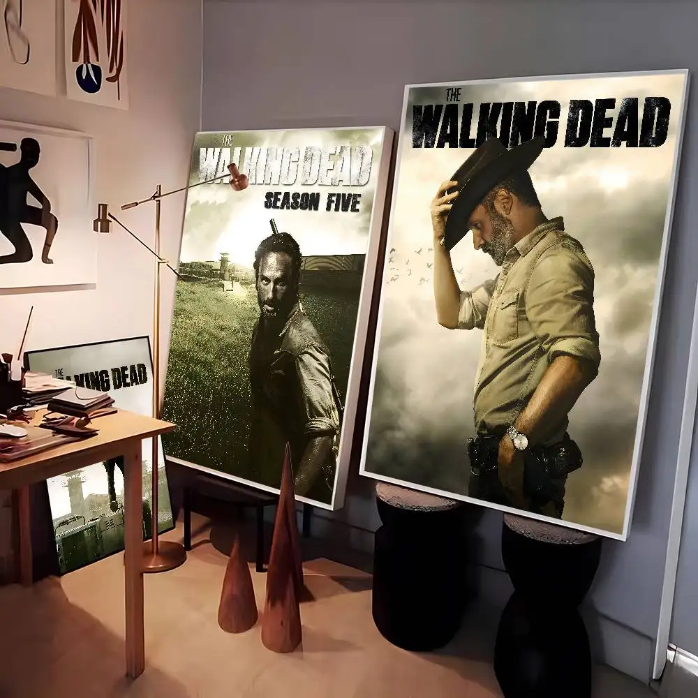 برنامج تلفزيوني W-Walking Dead ملصق الفيلم عالي الجودة للنوم وغرفة المعيشة جمالي لتزيين الحائط ملصقات هدية