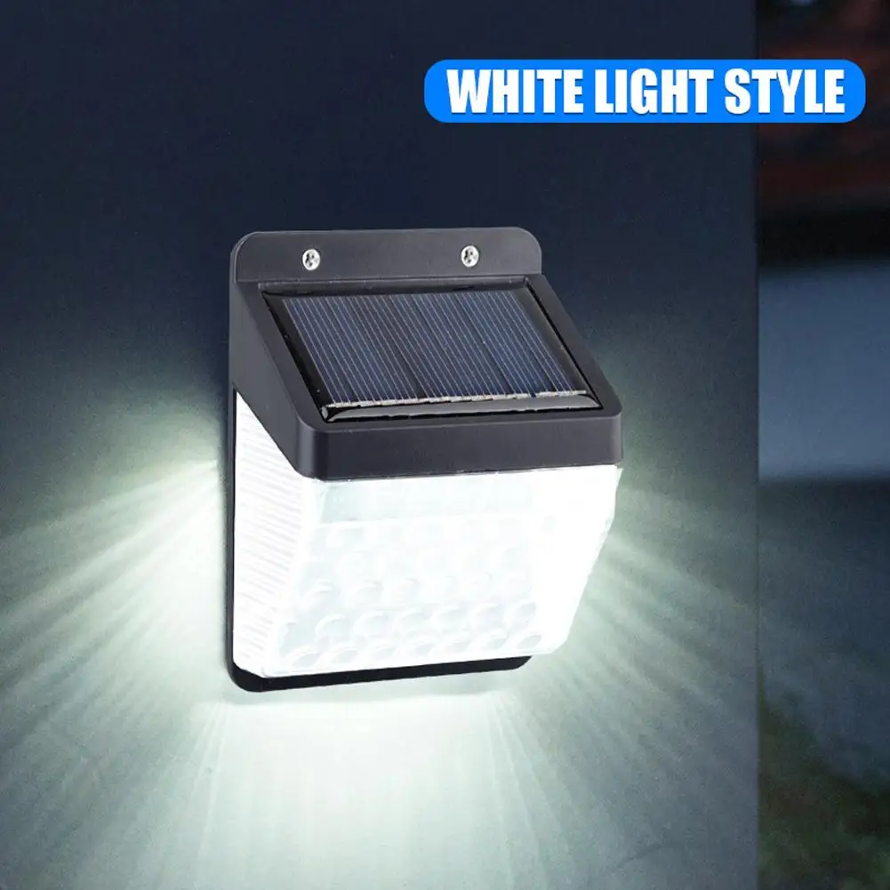 Waterproof Solar LED Wall Lamp - Outdoor Light Sensor - Balcony, Patio, and Garden Decoration