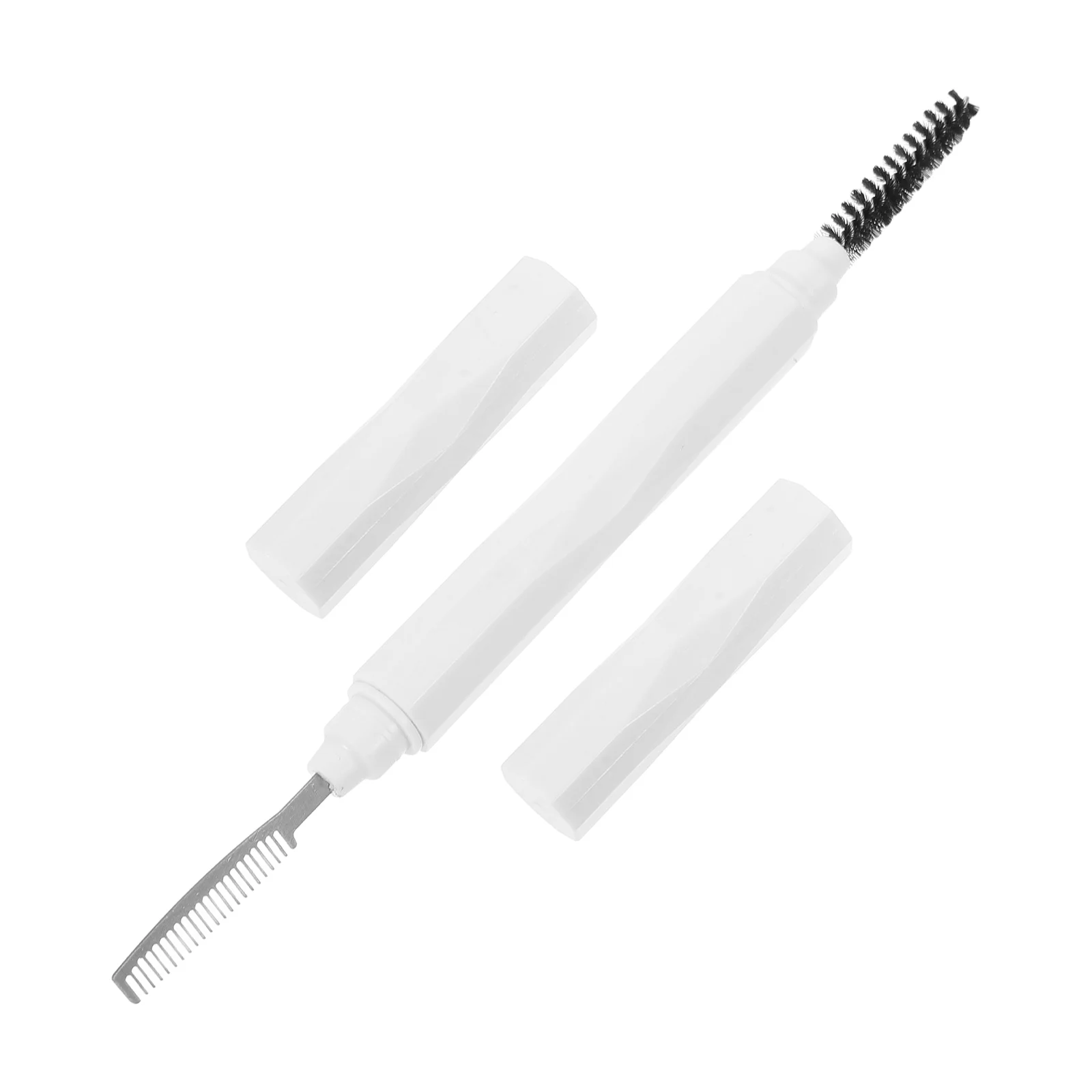 Schoonheidstools Mascara Separator Lash Borstel Oogkam Wenkbrauw En Splitter Witte Plastic Haar Kammen